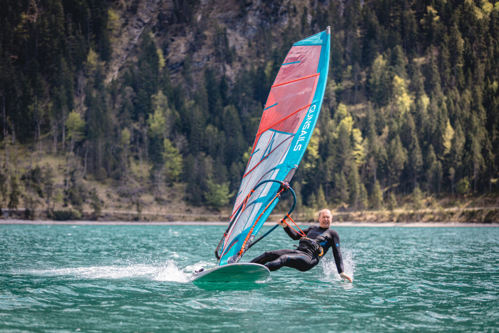 Windsurfen am Plansee